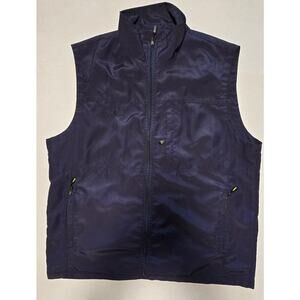 Duyang Outdoor Vest Size 2XL Navy Blue Zippered Front With Pockets